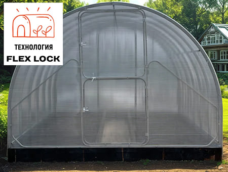 Теплицы с двухскатной крышей